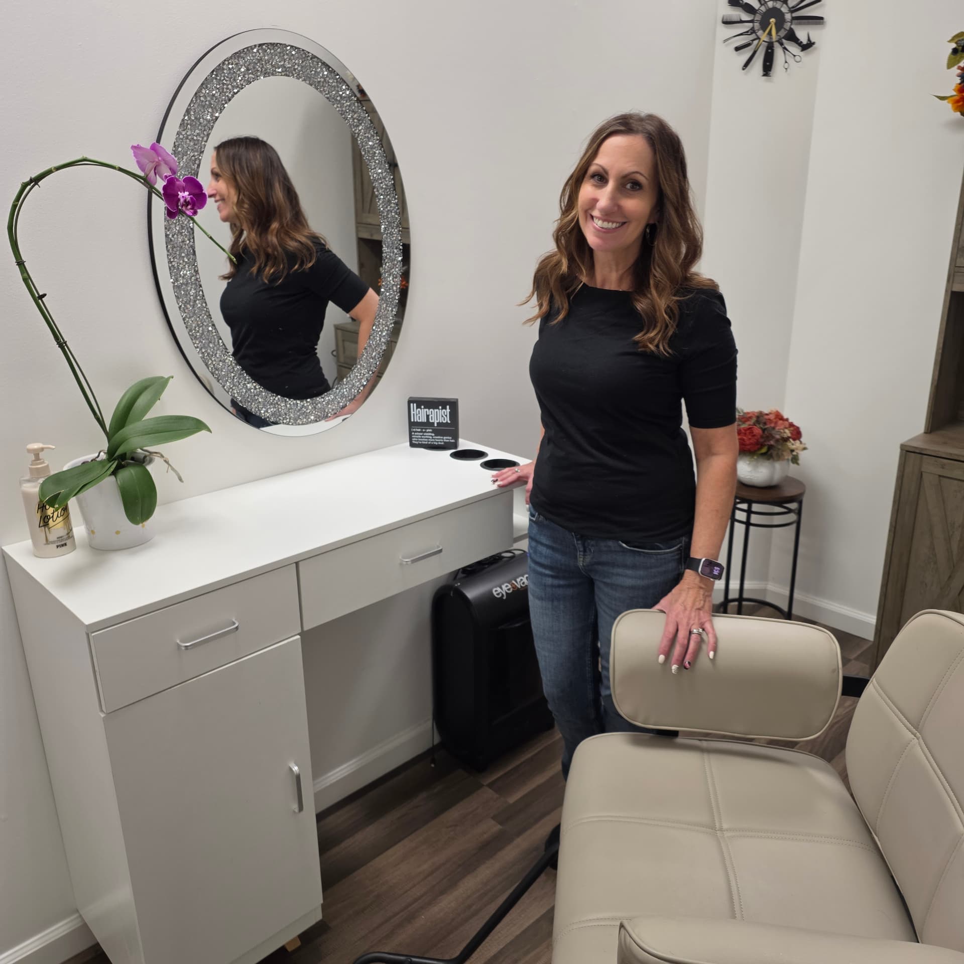 Tammy Rodriguez in her studio